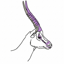 Gazelle Embroidery Design 1 Gazelle Embroidery Design 1